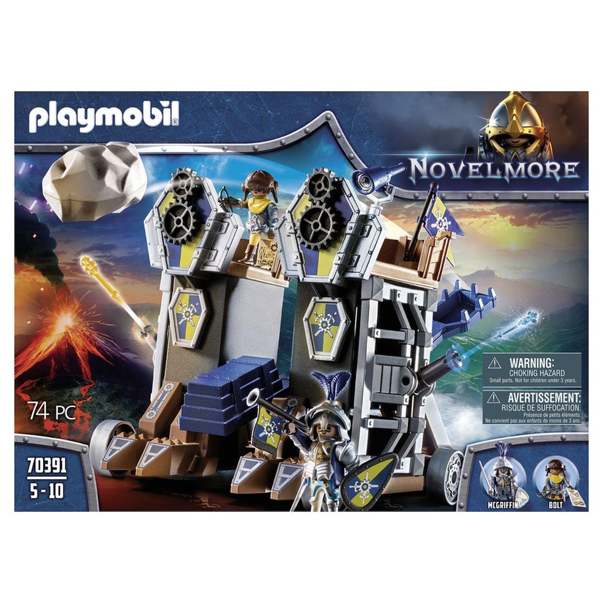 PLAYMOBIL 70391 - Novelmore - Tour d'attaque des chevaliers Novelmore