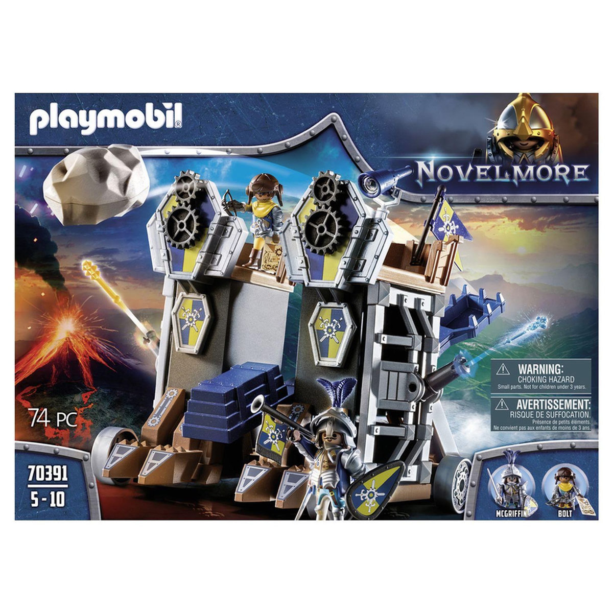 PLAYMOBIL 70391 - Novelmore - Tour d'attaque des chevaliers Novelmore