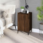 Voir la diapositive 1 : VIDAXL Table de chevet chene marron 40x35x70 cm bois d'ingenierie