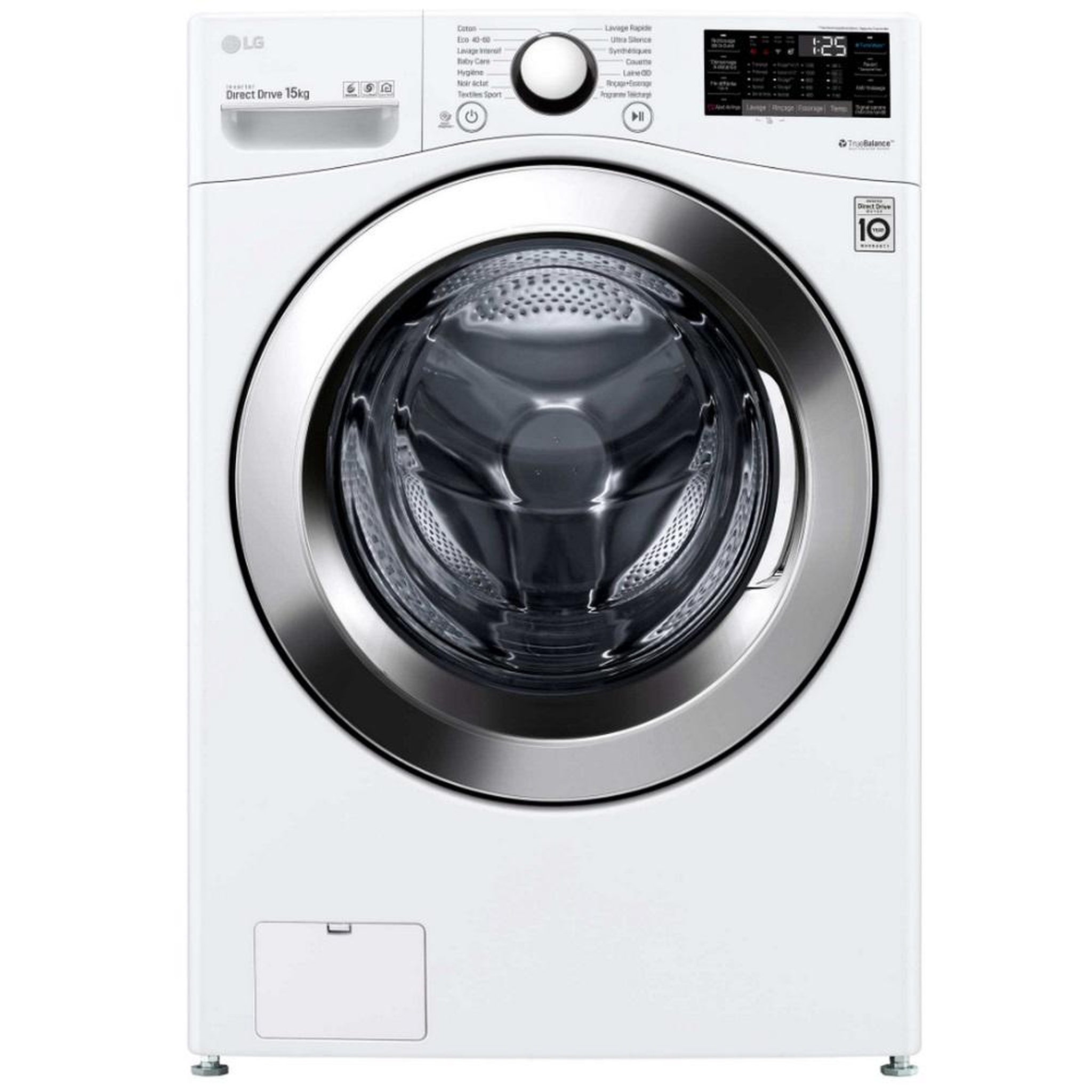 LG Lave-linge frontal 15 kg 1100 tours/min - f51p12wh