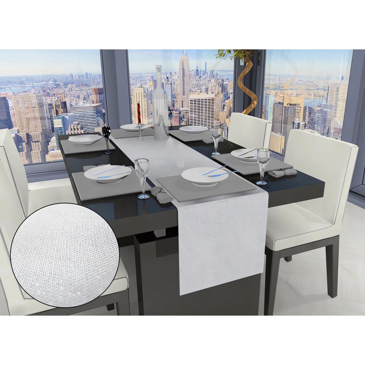 SOLEIL D'OCRE Chemin de table BELLA, par Soleil d'ocre