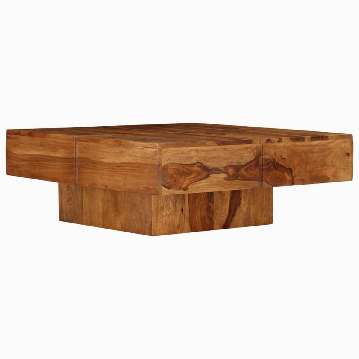 VIDAXL Table basse 80x80x30 cm bois d'acacia massif