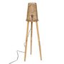 Voir la diapositive 1 : Paris Prix Lampadaire Trépied en Bois  Ajmal  127cm Naturel