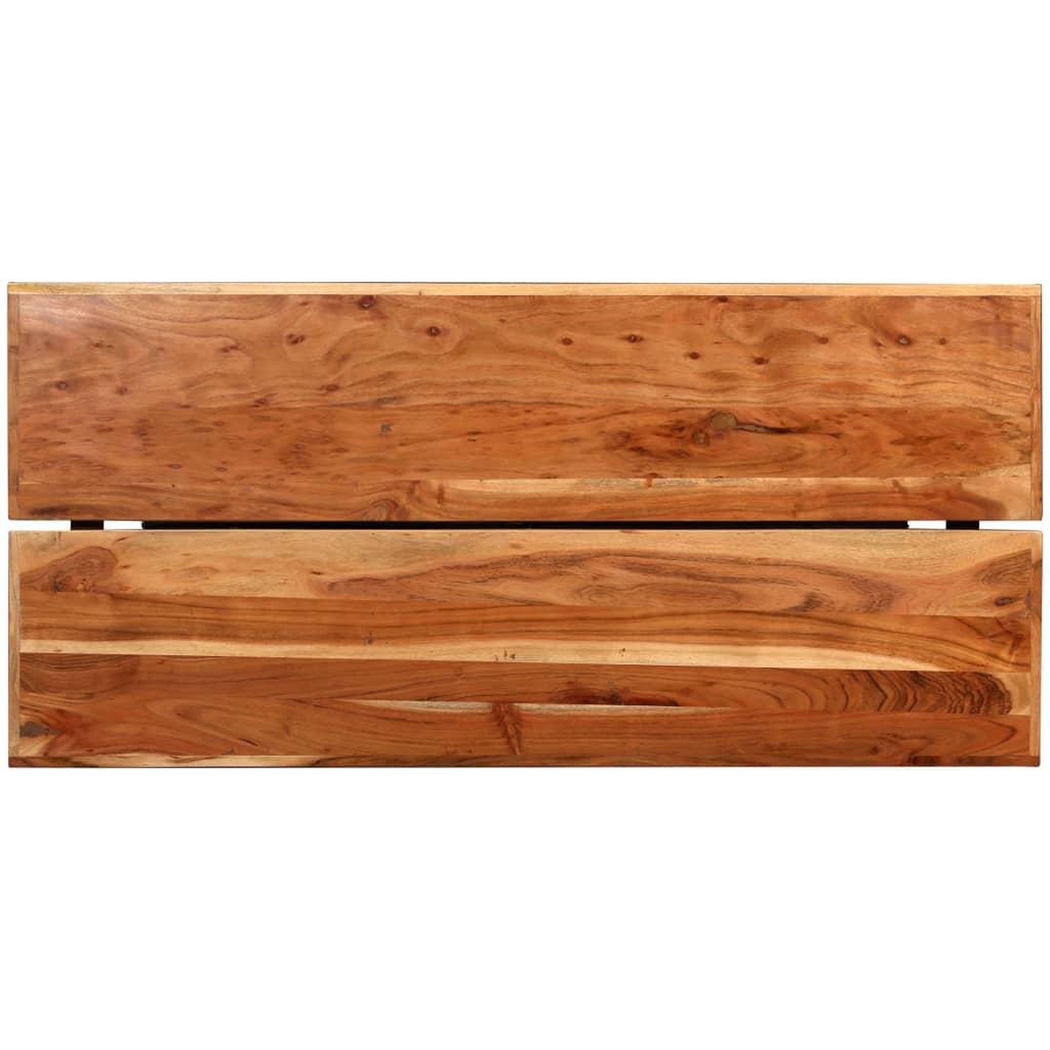 Voir la diapositive 3 : VIDAXL Table de bar Bois massif d'Acacia 150x70x107 cm