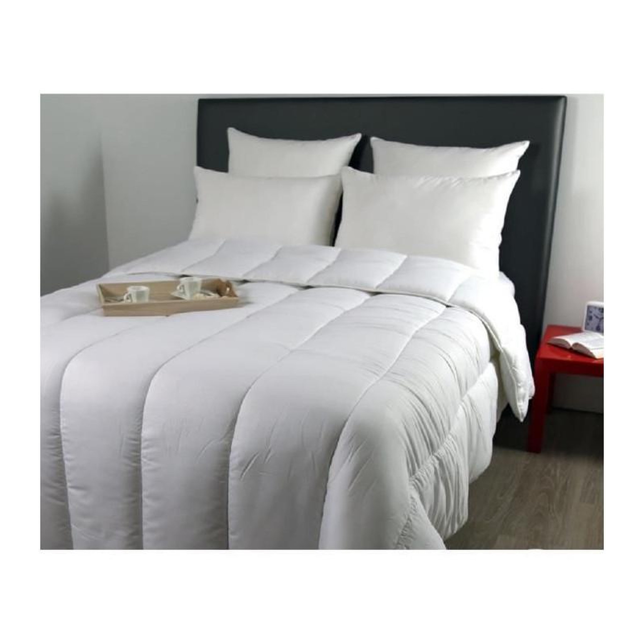 Voir la diapositive 2 : DODO DODO Couette chaude 400gr/m2 COUNTRY 200x200 cm blanc