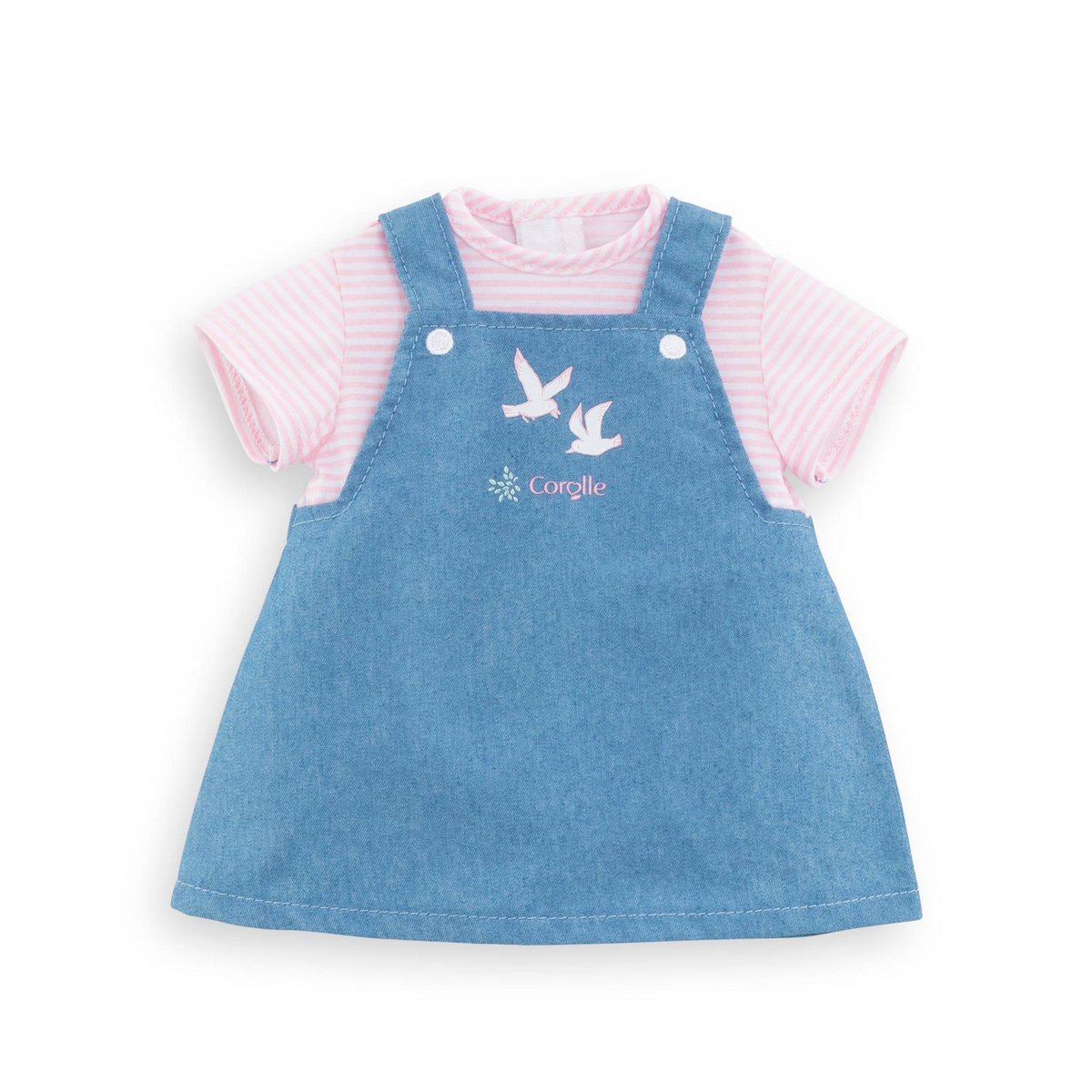 Corolle Robe Marinière Bords de Loire pour poupon 36 cm