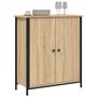 Voir la diapositive 3 : VIDAXL Buffet chene sonoma 70x30x80 cm bois d'ingenierie