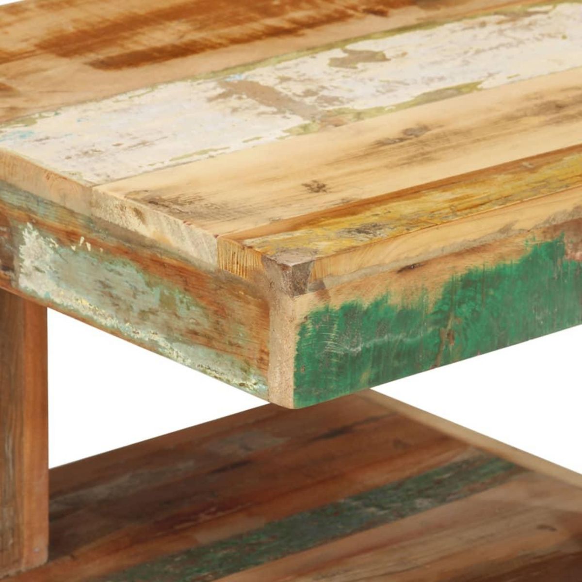 VIDAXL Table basse 45x45x40 cm Bois de recuperation massif