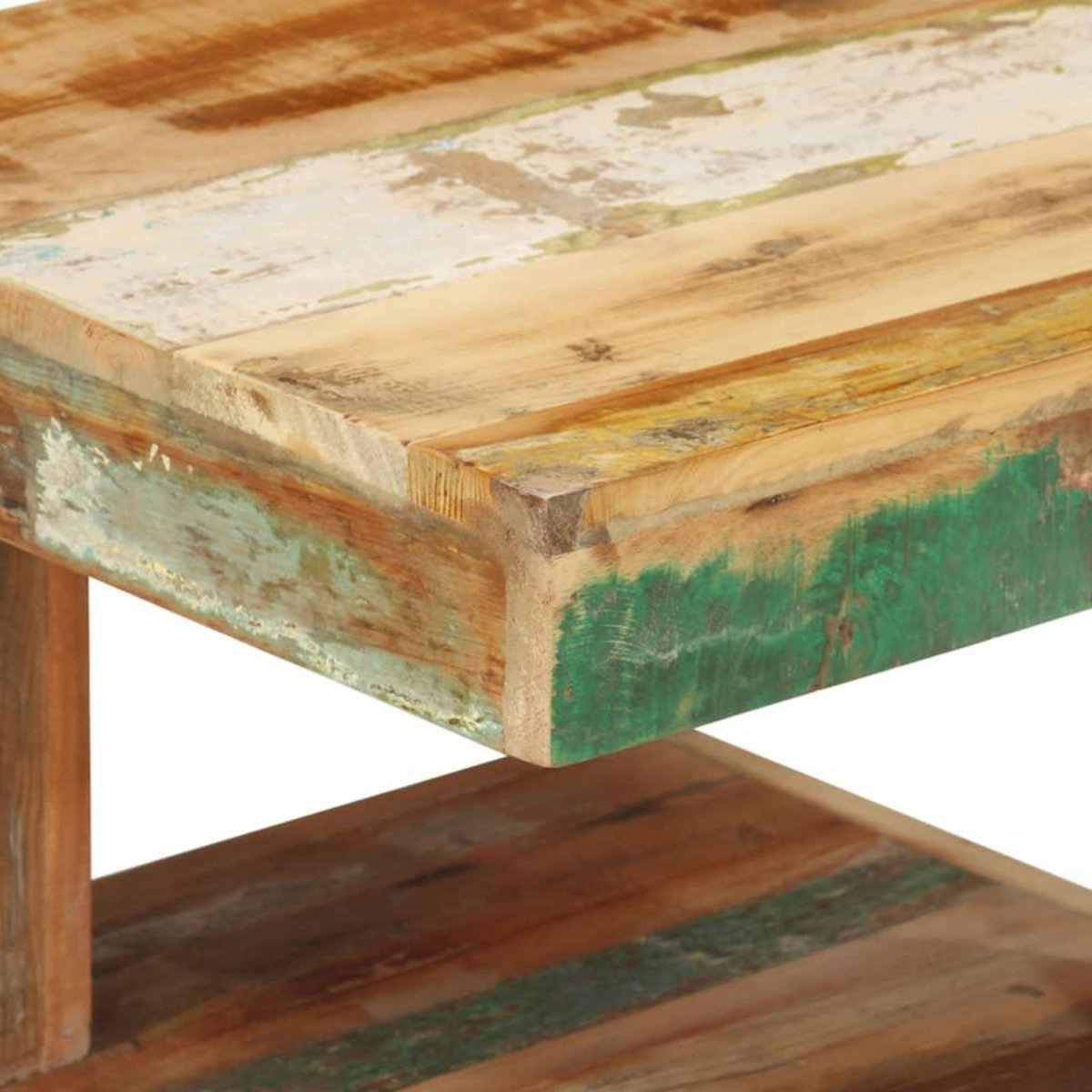 VIDAXL Table basse 45x45x40 cm Bois de recuperation massif