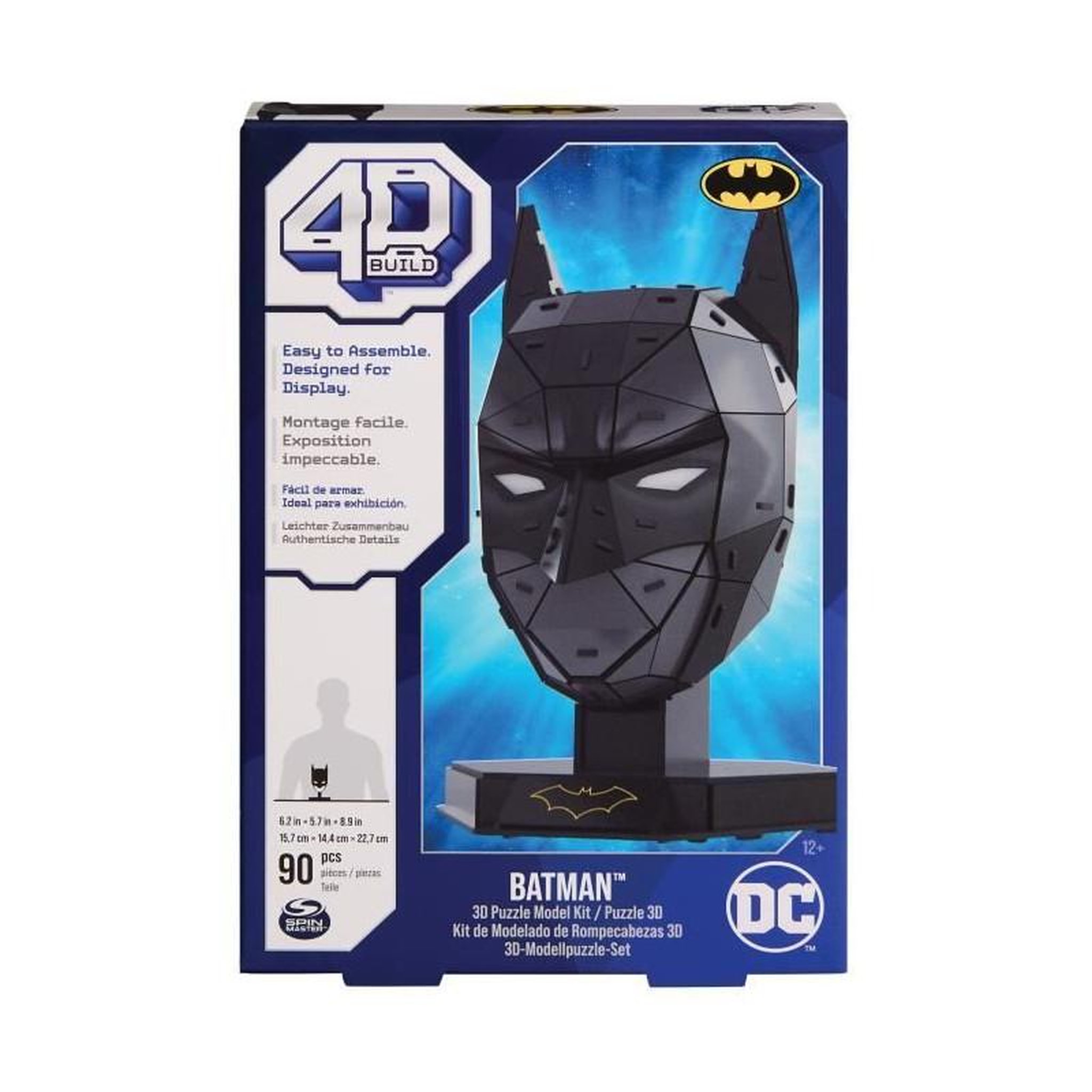 Voir la diapositive 4 : Spin Master SPIN MASTER MASQUE BATMAN DC 4D Build