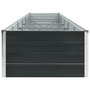 Voir la diapositive 4 : VIDAXL Lit sureleve de jardin Acier galvanise 480x80x45 cm Anthracite