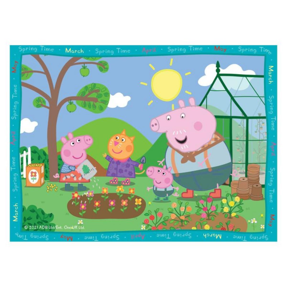 RAVENSBURGER Ravensburger - Peppa Pig Seasons Puzzle, 4in1 31146