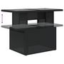 Voir la diapositive 5 : VIDAXL Salon de jardin avec coussins 2pcs noir resine tressee et verre