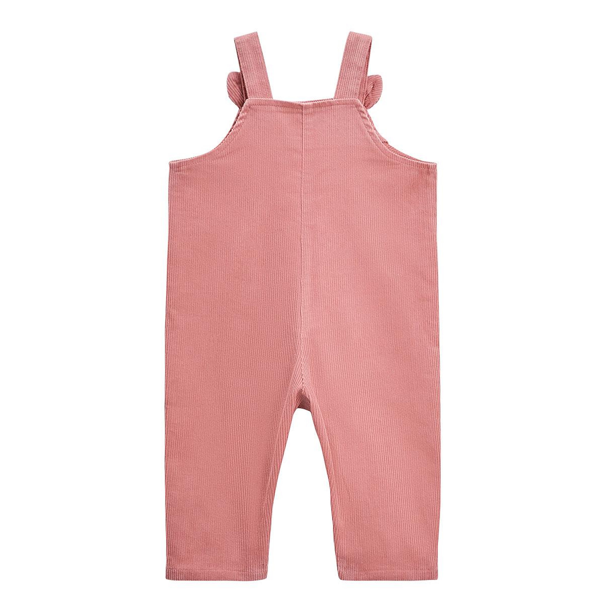 Voir la diapositive 2 : Petit Béguin Salopette bébé en velours côtelé Rosa