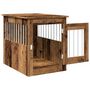 Voir la diapositive 5 : VIDAXL Meuble de cage chiens vieux bois 55x75x65 cm bois d'ingenierie