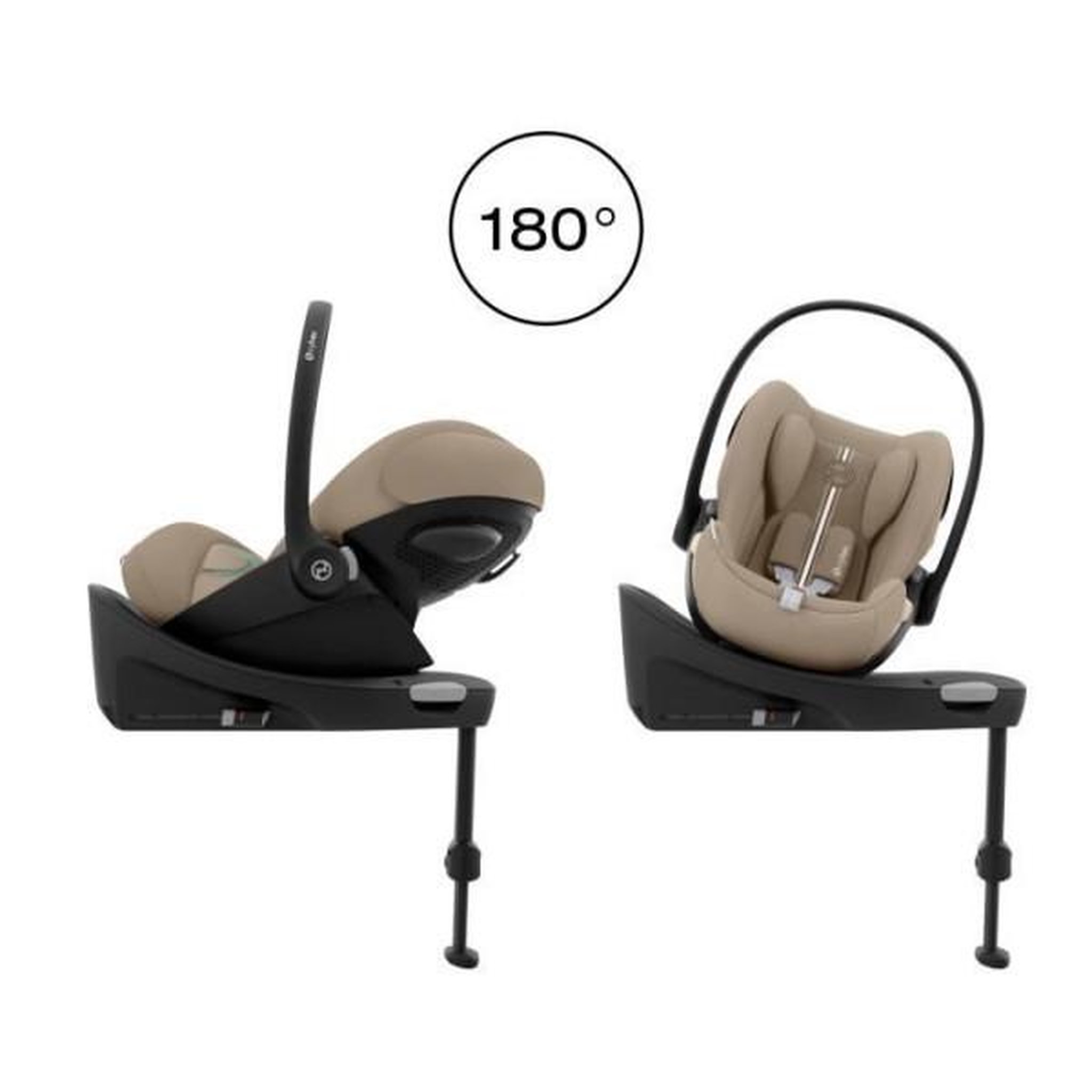 Voir la diapositive 2 : CYBEX Siege Auto  bébé Cloud G i-Size Plus - Almond Beige - CYBEX