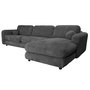 Voir la diapositive 4 : LISA DESIGN Rachel - canapé d'angle droit 4 places en tissu bouclette