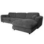 Voir la diapositive 4 : LISA DESIGN Rachel - canapé d'angle droit 4 places en tissu bouclette
