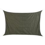 HESPERIDE Voile d'ombrage rectangulaire Curacao - 2 x 3 m. Coloris disponibles : Bleu, Marron