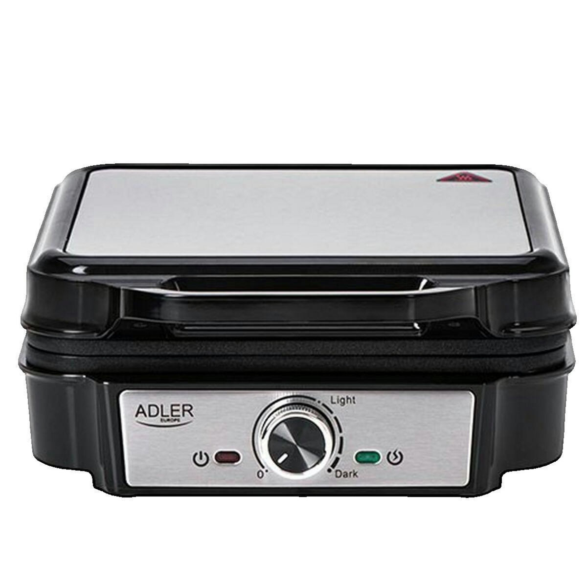 ADLER Gaufrier Adler AD 3083 Noir et Argent