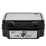 ADLER Gaufrier Adler AD 3083 Noir et Argent