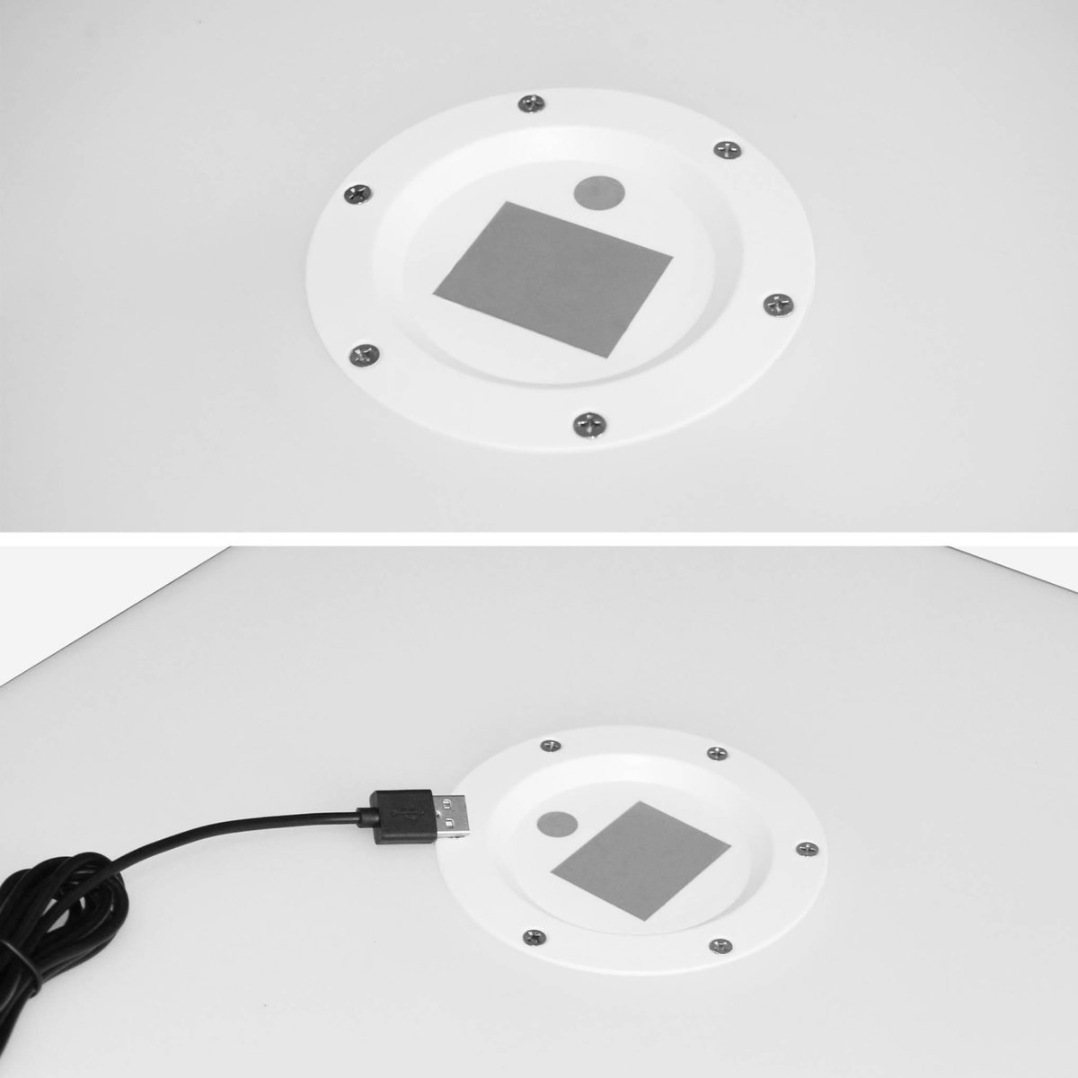 SWEEEK Cube lumineux LED 40cm 16 couleurs résistant à l'eau rechargeable, avec télécommande