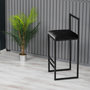 Voir la diapositive 3 : Habitat et Jardin Tabouret de bar en métal  Nordic  35 x 35 x 84 cm - Noir