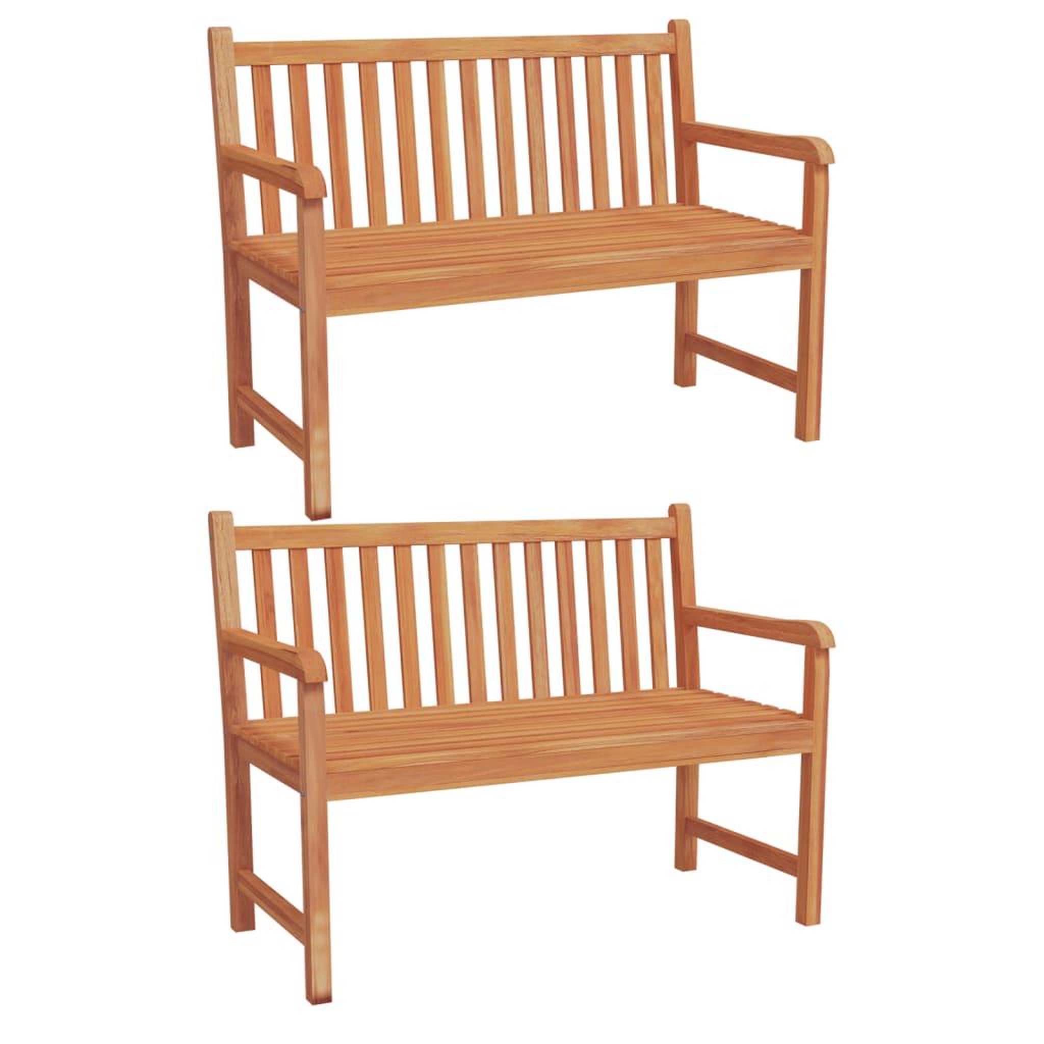 Voir la diapositive 4 : VIDAXL Ensemble a manger de jardin 3 pcs Bois de teck massif