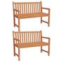Voir la diapositive 4 : VIDAXL Ensemble a manger de jardin 3 pcs Bois de teck massif