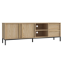 Voir la diapositive 5 : CONCEPT USINE Buffet en bois avec rangements 180cm BUDAPEST