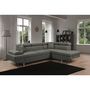 Voir la diapositive 2 : Habitat et Jardin Canapé d'angle  Sophia luxe  - 265 x 190.5 x 80/91 cm - Gris - Angle droit