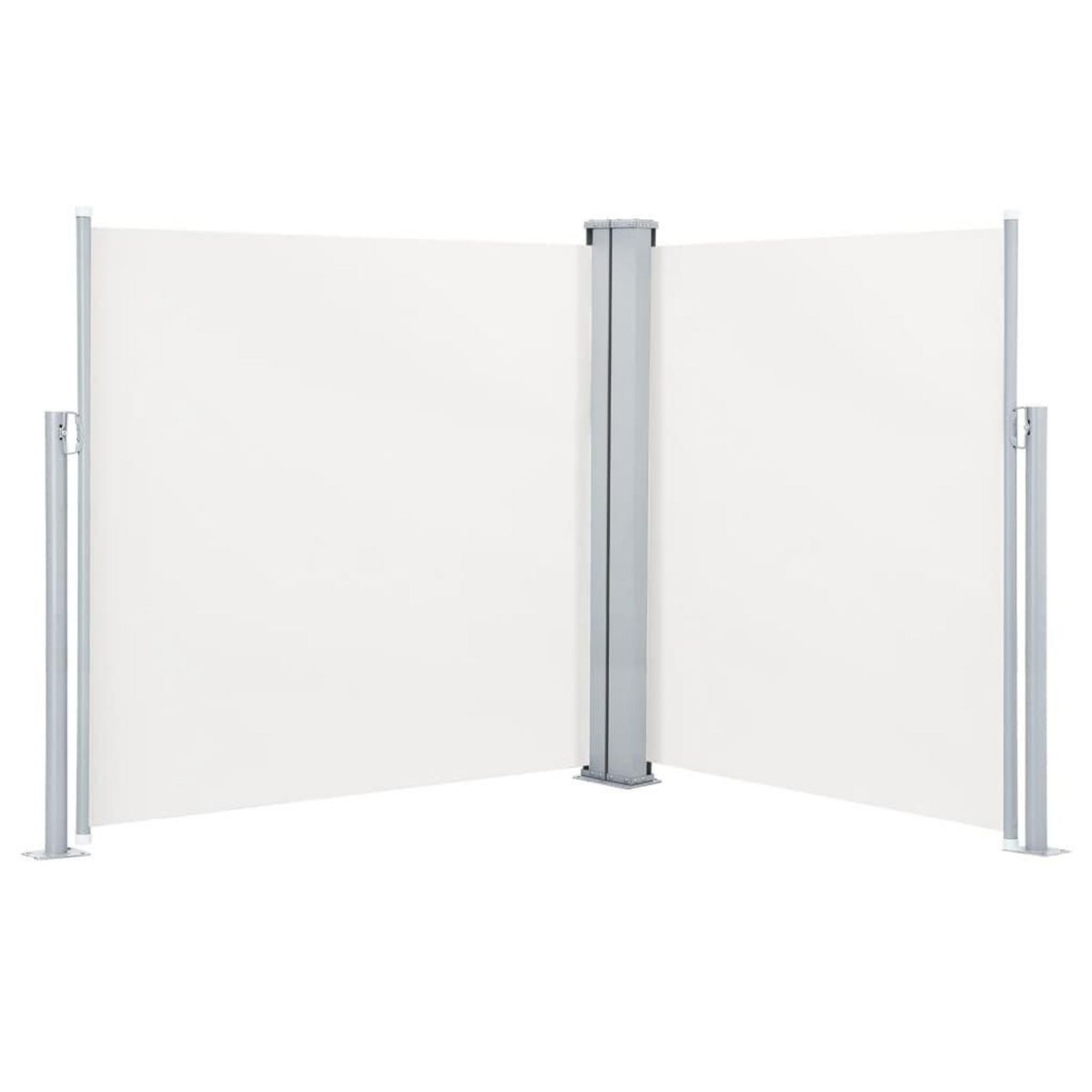 VIDAXL Auvent lateral retractable Creme 140 x 600 cm