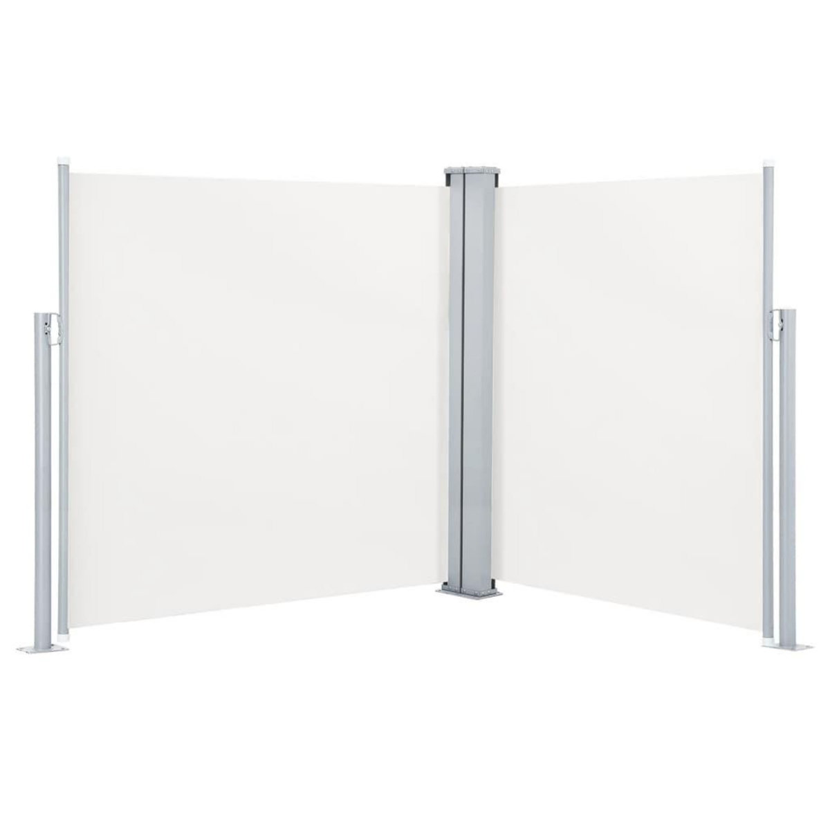 VIDAXL Auvent lateral retractable Creme 140 x 600 cm