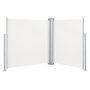 Voir la diapositive 2 : VIDAXL Auvent lateral retractable Creme 140 x 600 cm