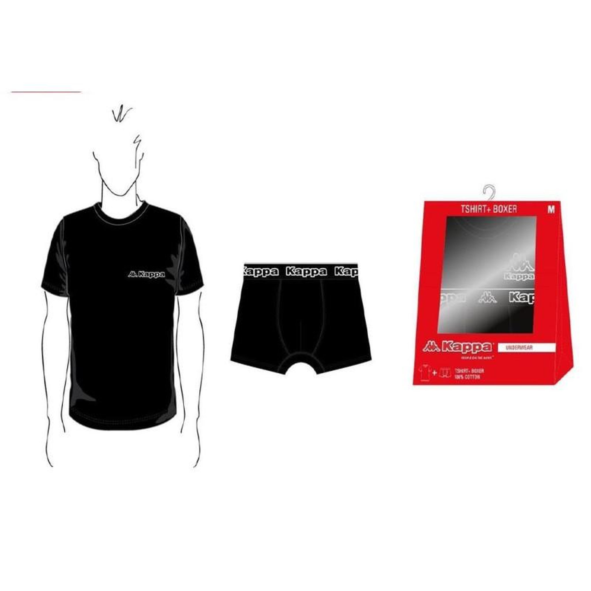 Voir la diapositive 3 : KAPPA Boxer homme KAPPA Lot de 2 PACK CADEAUX