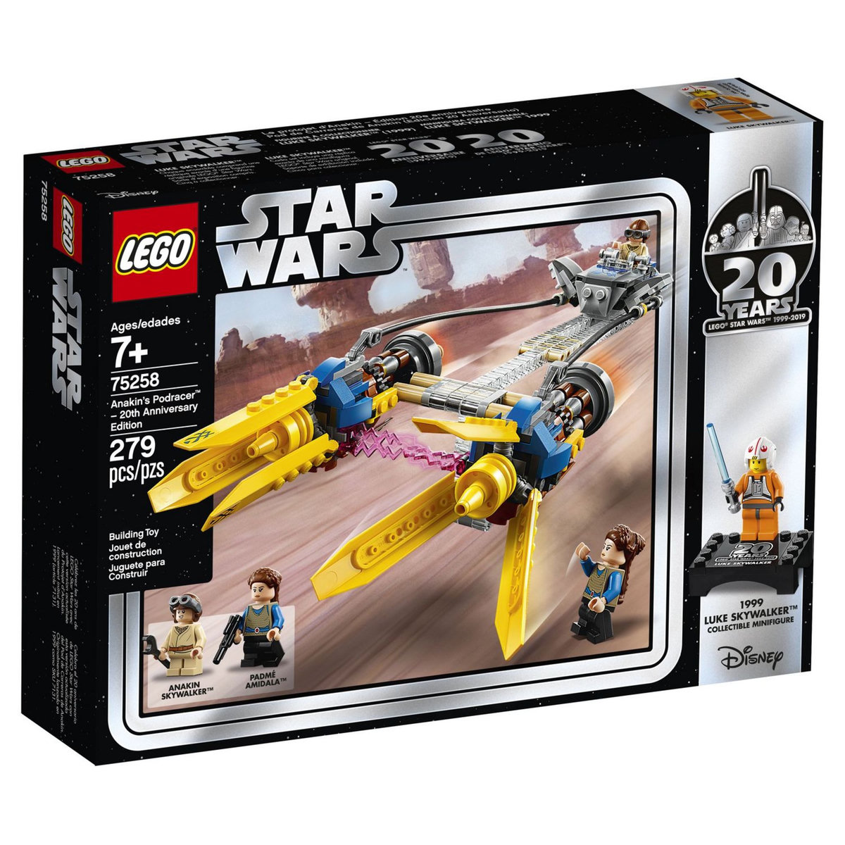 LEGO Star Wars 75258 - Le Podracer d'Anakin - Edition 20ème anniversaire