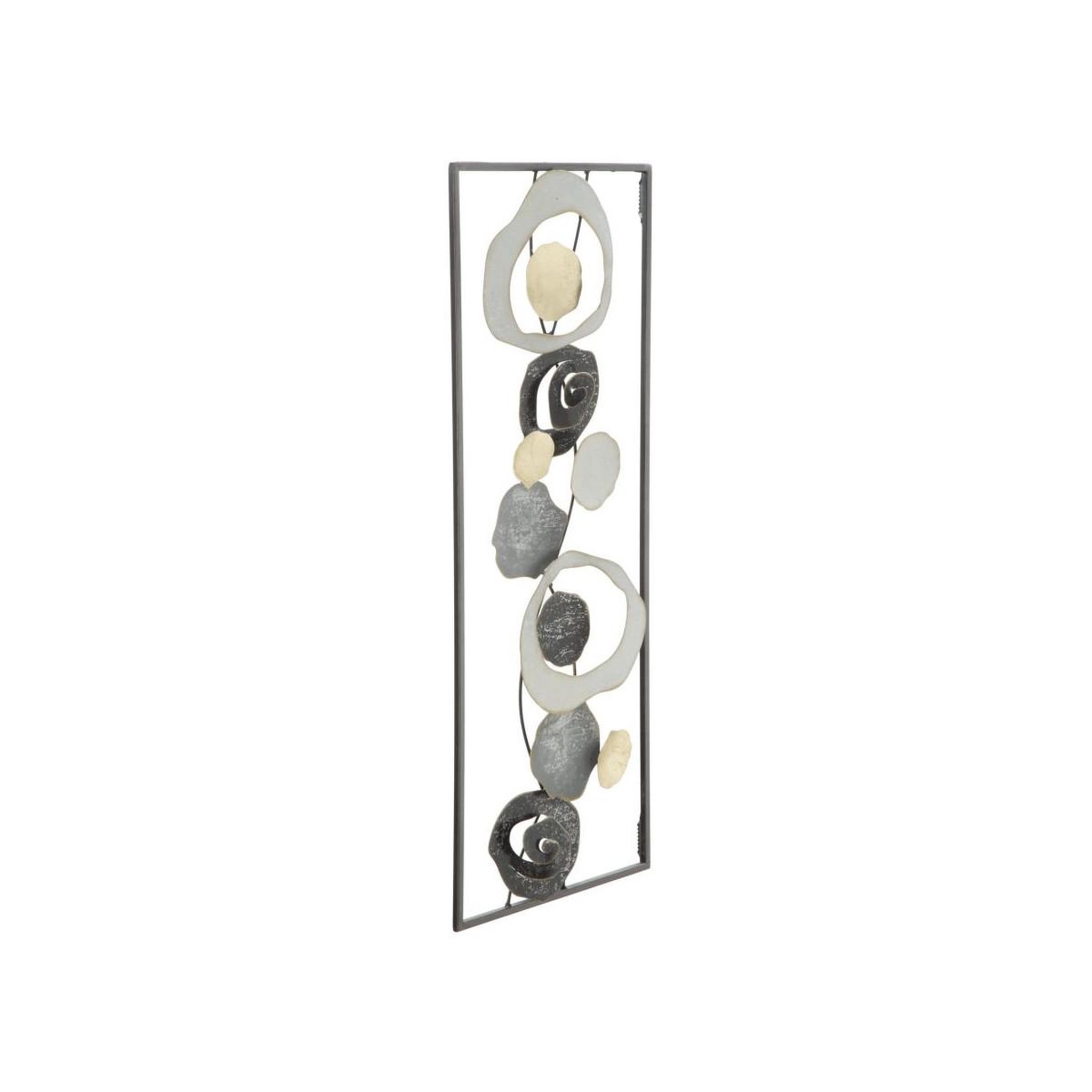 Voir la diapositive 2 : Paris Prix Décoration murale encadrée en métal  dixy  74cm multicolore