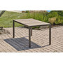 Voir la diapositive 5 : Paris Prix Table de Jardin Imitation Bois  Boston  150cm Gris Anthracite