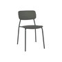 Voir la diapositive 2 : SWEEEK Lot de 2 chaises de jardin empilables acier et plastique kaki - Liva
