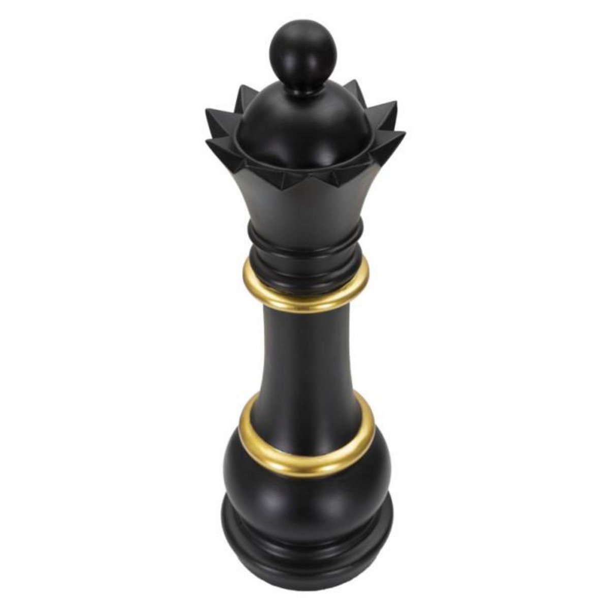 Paris Prix Pièce d'Échec Déco en Résine  Reine  50cm Noir