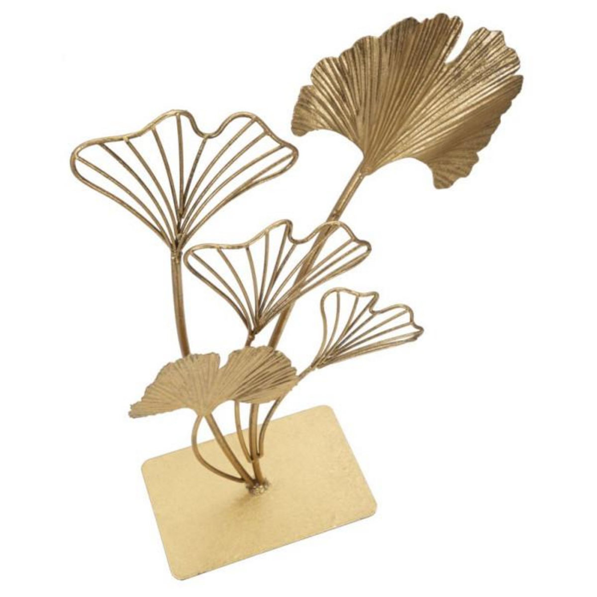 Paris Prix Objet Déco en Métal  Petites Feuilles  44cm Or