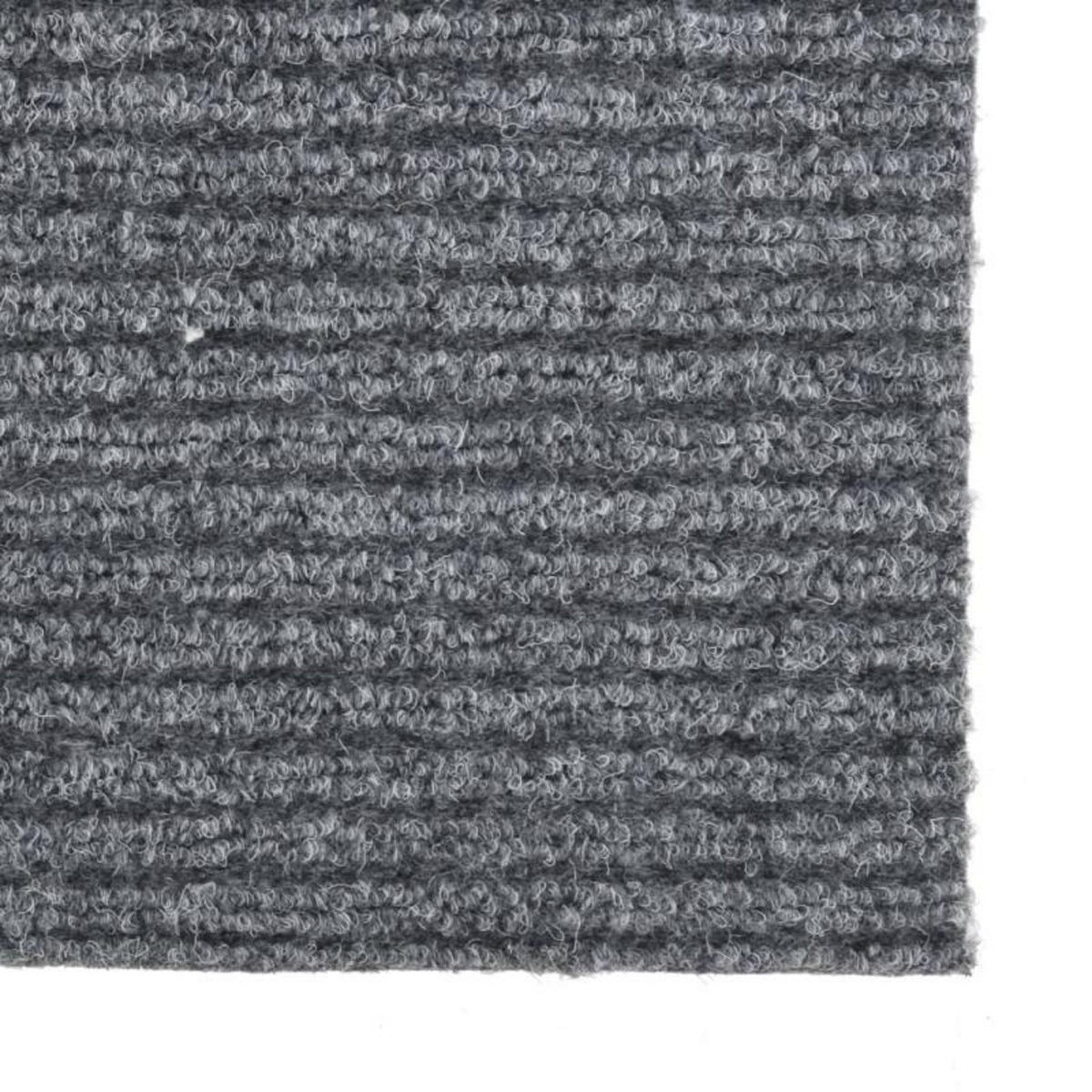 VIDAXL Tapis 100x200 cm Gris