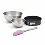 Voir la diapositive 1 : ZENKER Set de 4 ustensiles de pâtisserie moule à gâteaux 2 bols et spatule pâtisserie Black mettallic Black mettallic Zenker  Black mettallic