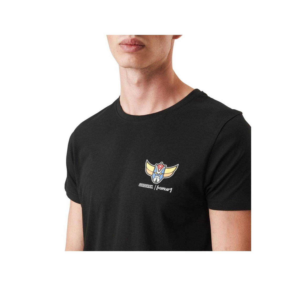 CAPSLAB Tee shirt homme en coton Goldorak