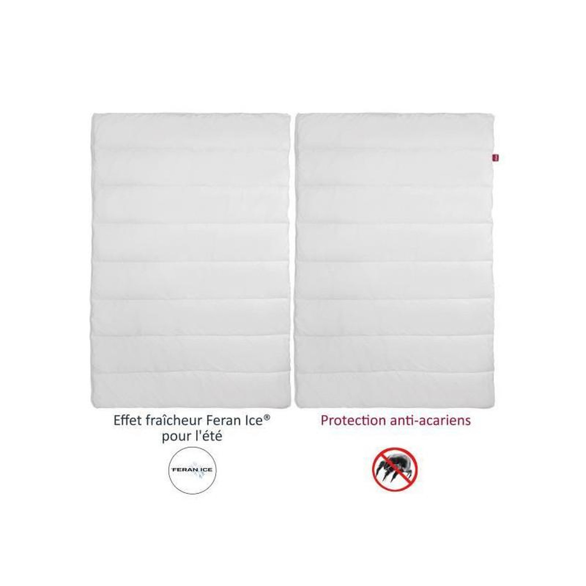 Voir la diapositive 2 : ABEIL ABEIL Couette 4 Saisons ANTI-ACARIENS 240x260cm