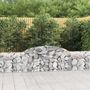 Voir la diapositive 1 : VIDAXL Paniers a gabions arques 11 pcs 300x30x60/80 cm Fer galvanise