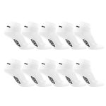UMBRO Lot de 10 Paires de Chaussettes Quarter Homme. Coloris disponibles : Blanc