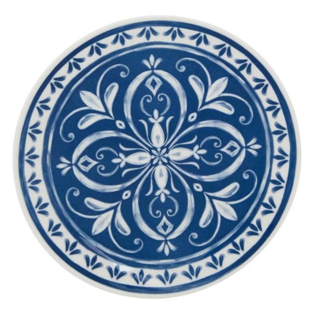 SECRET DE GOURMET Service de Table 12 Pièces  Manon  26cm Bleu