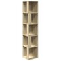 Voir la diapositive 2 : VIDAXL Armoire d'angle Chene sonoma 33x33x164,5 cm Bois d'ingenierie