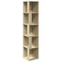 Voir la diapositive 2 : VIDAXL Armoire d'angle Chene sonoma 33x33x164,5 cm Bois d'ingenierie
